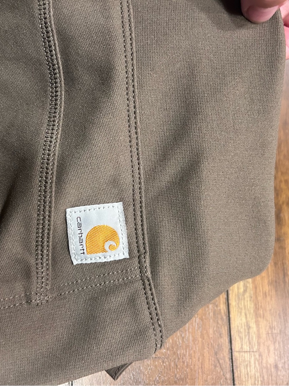 Carhartt Utility Leggings Size Large (12-14) Tarmac Olive Green Force Fitted - Picture 5 of 11
